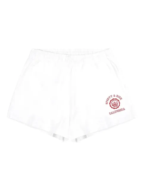 Sporty & Rich California Emblem Soft Disco shorts White SH037606508WH01
