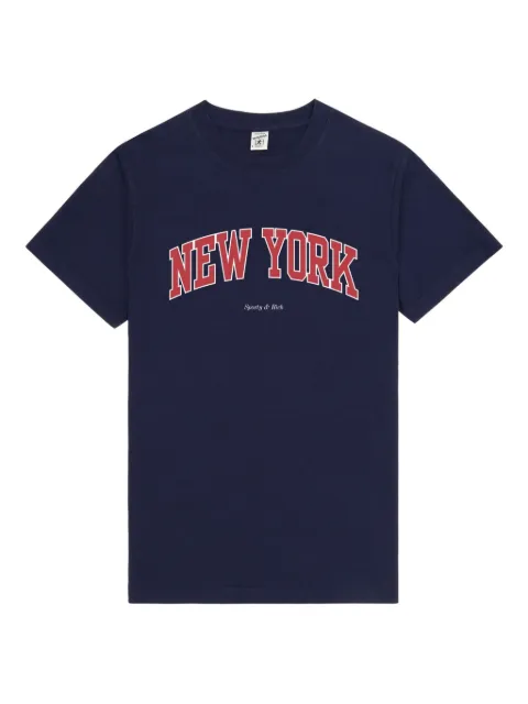 Sporty & Rich New York Ivy T-shirt Blue TO043606304BL106