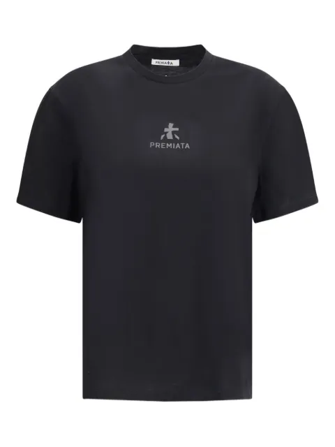 Premiata logo-print T-shirt Black PA1017