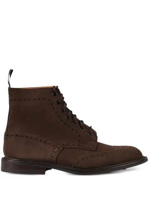 Tricker's Stow leather biker boots Brown 563477