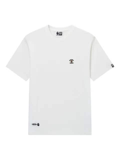 FINGERCROXX logo-appliqué T-shirt White FFXTEM00841XO
