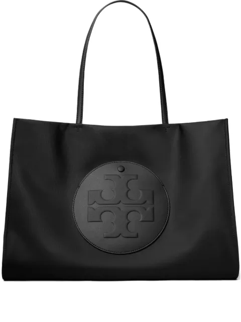 Tory Burch Ella logo-patch tote bag Black 164757