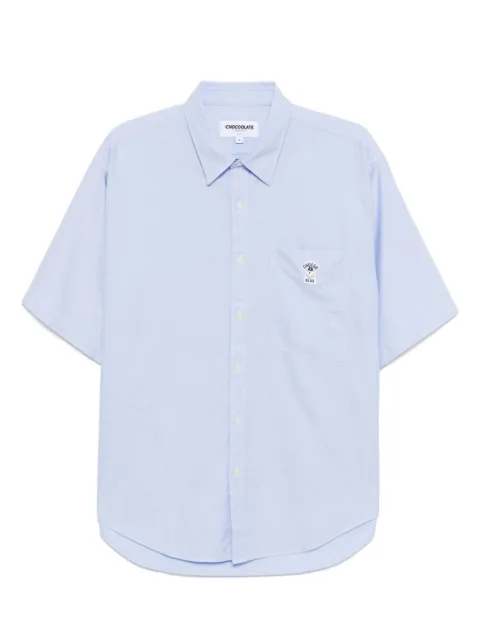 CHOCOOLATE short-sleeved shirt Blue B1XSRC8425CU