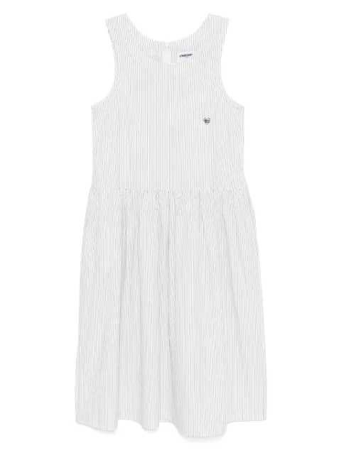 CHOCOOLATE striped midi dress White DSL2645AU