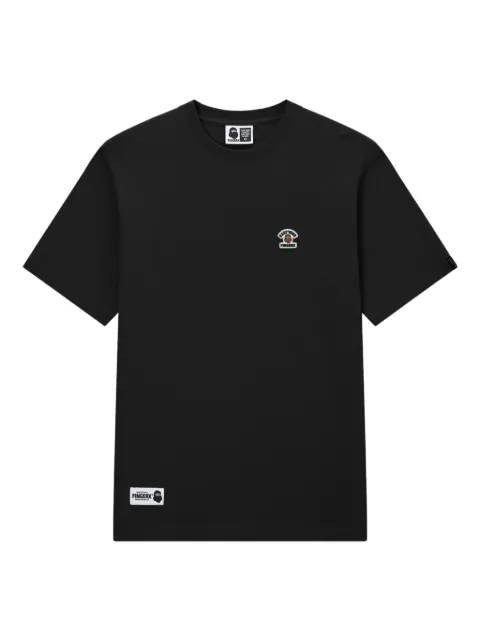 FINGERCROXX logo-appliqué T-shirt Black FFXTEM00841XO