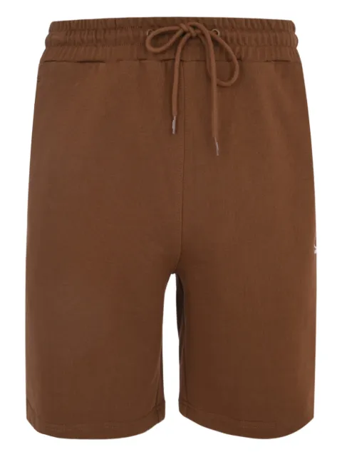 FINGERCROXX drawstring-waist shorts Brown FFXSPM00836XO