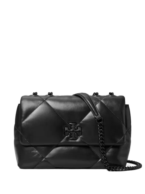 Tory Burch small Kira diamond quilt shoulder bag Black 170620