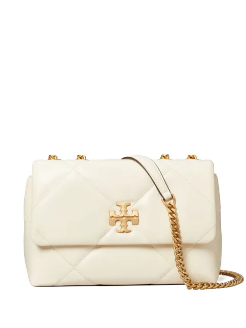 Tory Burch small Kira diamond quilt shoulder bag White 154706