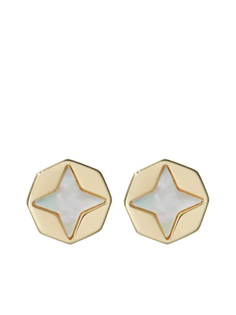 Tory Burch Mother of Pearl stud earrings Gold 174927