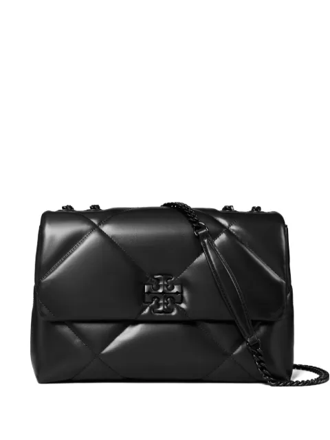 Tory Burch Kira diamond quilt shoulder bag Black 174882
