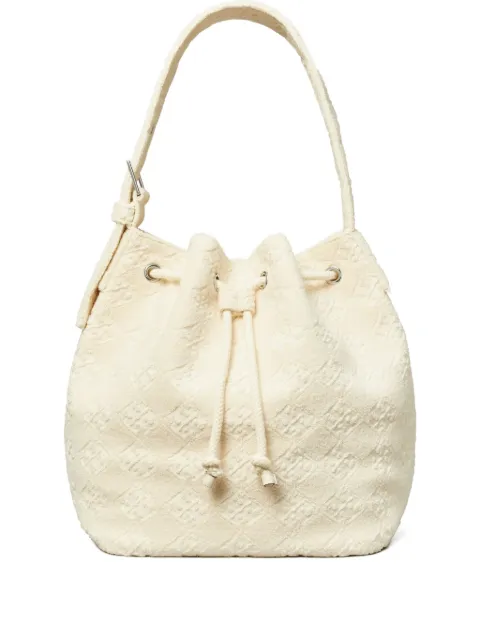 Tory Burch textured bucket bag White 169128