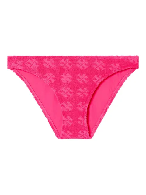 Tory Burch terry-cloth bikini bottoms Pink 167701