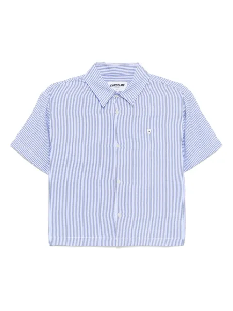 CHOCOOLATE striped shirt Blue B1XSRL9012XU