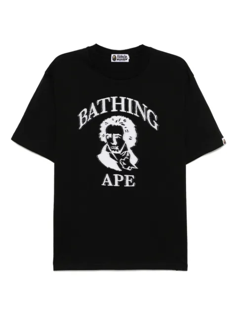 A BATHING APE® Beethoven graphic T-shirt Black 001CSL301340M