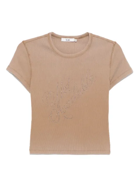 b+ab short-sleeved top Brown 5U690AS