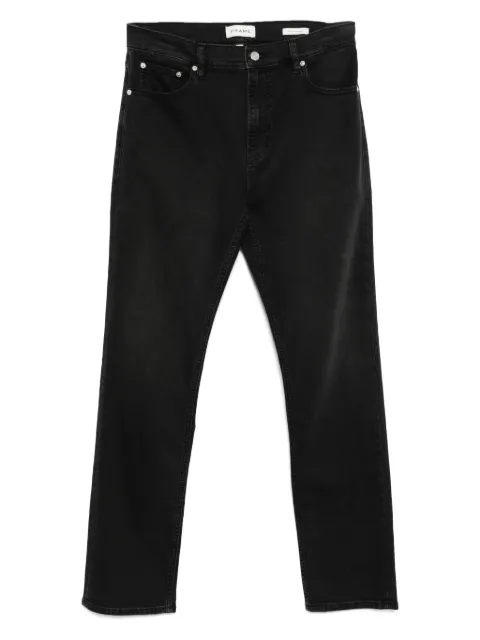 FRAME Modern Straight mid-rise jeans Black LMSST795A