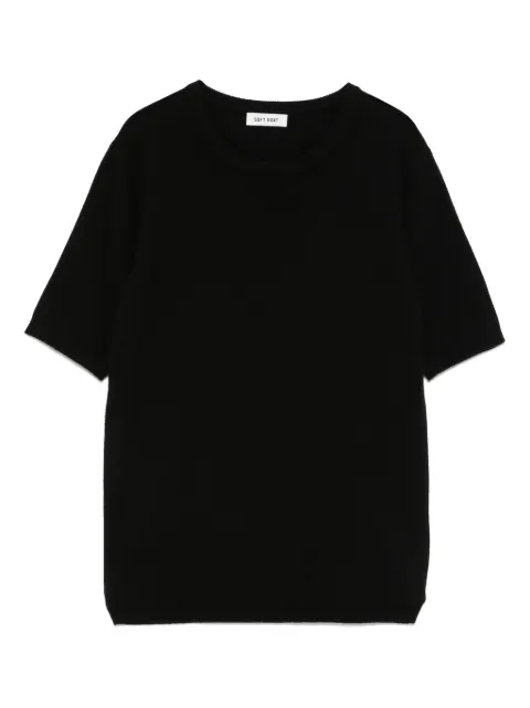 Soft Goat cashmere T-shirt Black S25SF011