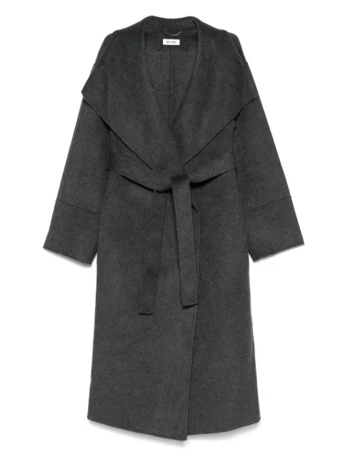 Soft Goat belted coat Grey FW25SFW102610015