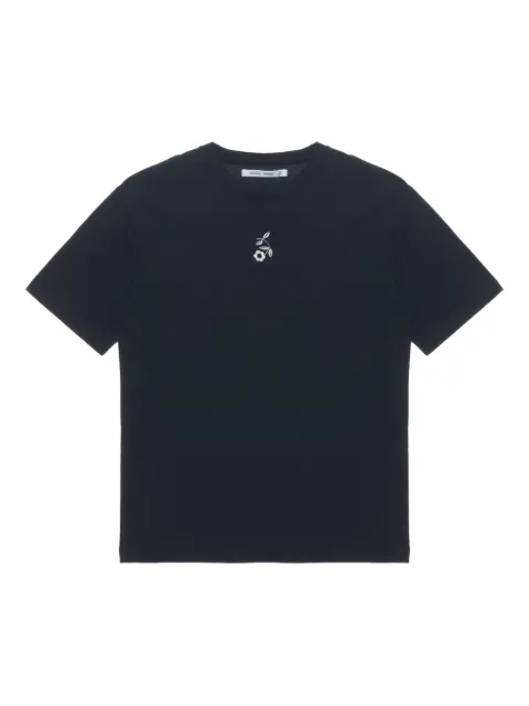 SAMSOE SAMSOE floral-print T-shirt Black U25100020