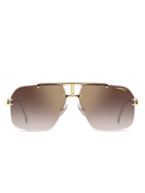 Carrera geometric-frame sunglasses Gold CARRERA1054S
