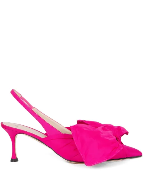 Nº21 bow-embellished slingback pumps Pink 25ECPXNV19011X003