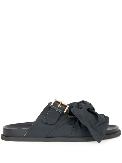 Nº21 bow-detail sandals Black 25ESP05820582N001