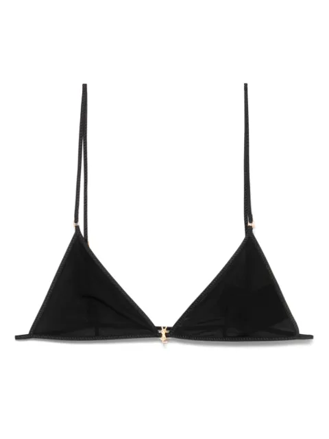 Saint Laurent triangle-cup bra Black 830986Y37ZJ