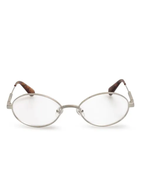 Jacquemus oval-frame glasses Silver JAC114