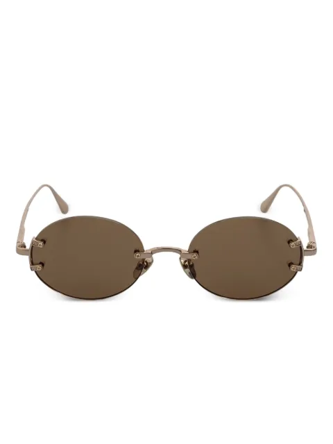 Linda Farrow Stella rimless sunglasses Brown LFL1544