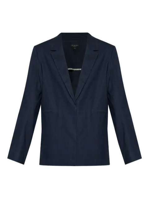 rag & bone single-breasted blazer Blue WAW25P4009CV09