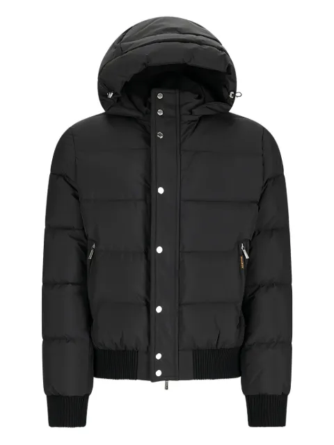 Moorer hooded quilted bomber jacket Black MOUBO100222