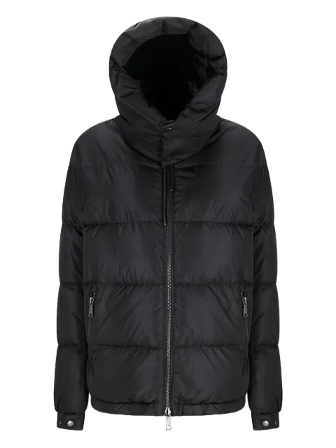 Add hooded padded jacket Black 10AM001