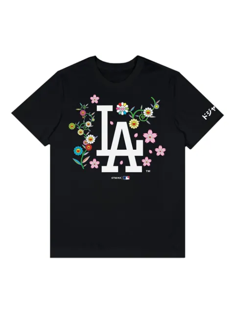 Takashi Murakami x LA Dodgers floral-print T-shirt Black TM41