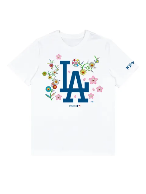 Takashi Murakami x LA Dodgers floral-print T-shirt White TM42