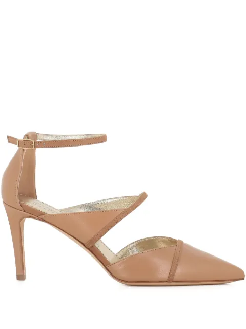 Antonio Barbato Maestri Veneziani cut-out leather pumps Neutrals 4638