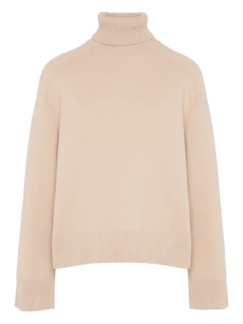 Yves Salomon roll-neck knit sweater Neutrals 26EYH50062MAMV