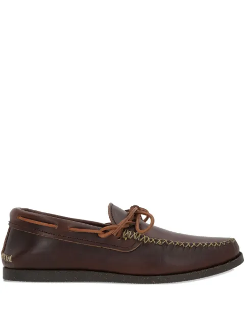 Yuketen Canoe boat shoes Brown 00731XMCXBR