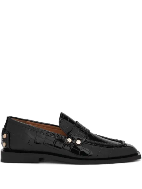 GANNI square-toe loafers Black S3014