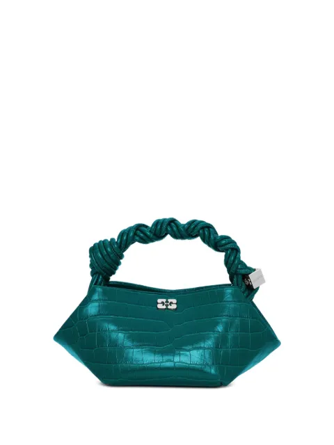 GANNI mini Bou tote bag Green A6748
