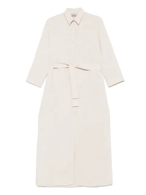 Blanca Vita linen midi dress Neutrals AFLEA3792
