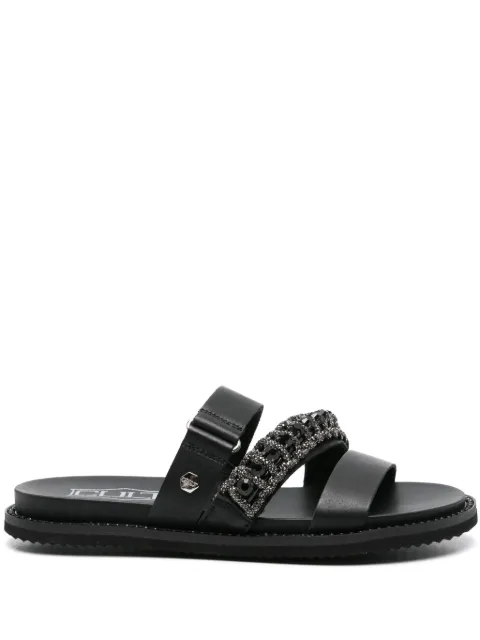 Cult rhinestone-embellished sandals Black CLW449000