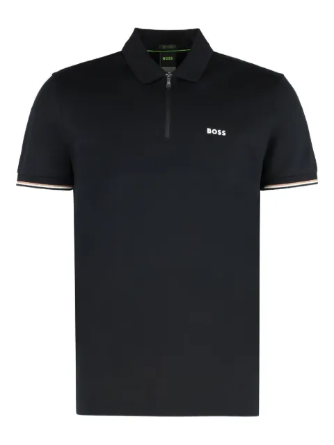 BOSS cotton polo shirt Black 50538177