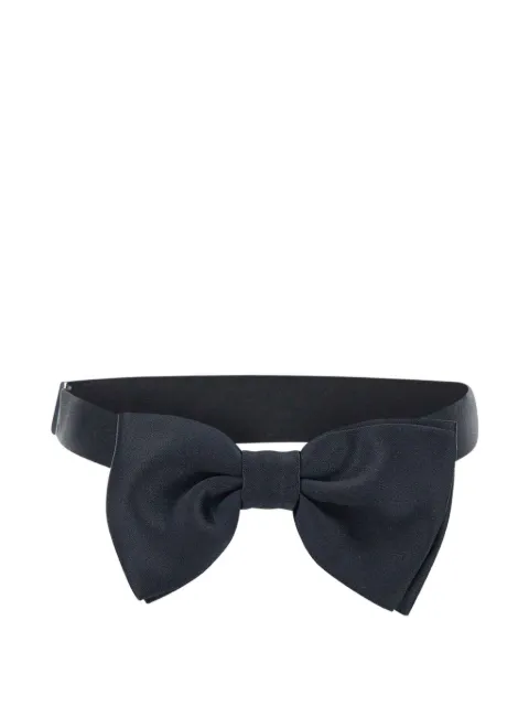 Tagliatore self-tie satin bow tie Blue A10003PER020BLU