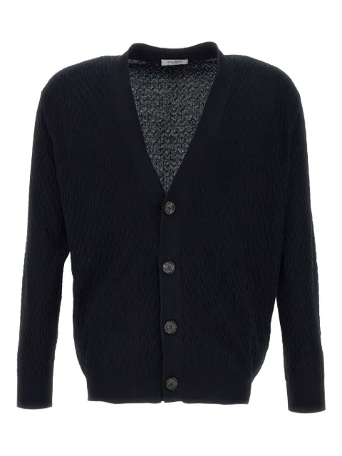 Paolo Pecora cotton cardigan Black A036F3009000