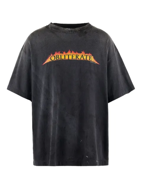 SAINT MXXXXXX Obliterate T-shirt Black SMHR80000013