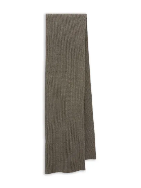 Yves Salomon ribbed cashmere scarf Grey 26WHA504XXMAFI