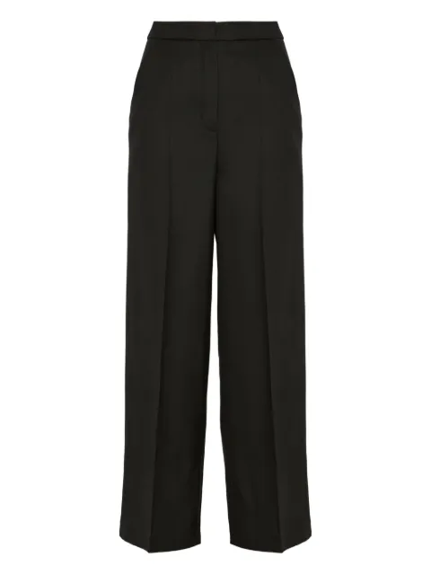 Yves Salomon flannel tailored trousers Black 26WYP029XXTIFL