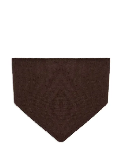 Yves Salomon cashmere knit bandana Brown 26WAA515XXMACA