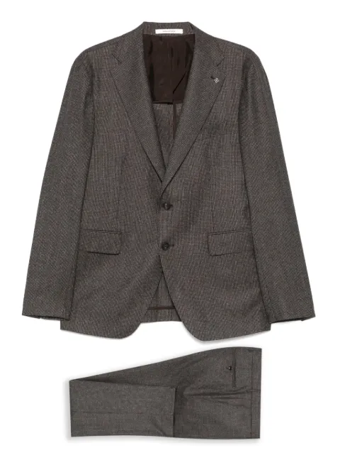 Tagliatore virgin-wool single-breasted suit Grey 2SVS22B01150035
