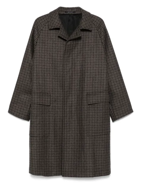 Tagliatore check-print coat Brown LOYDS340325
